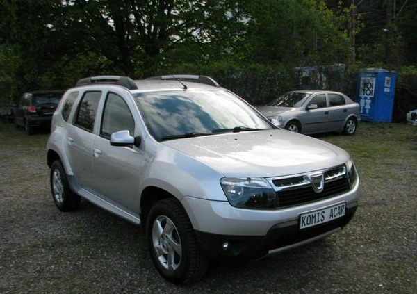 Dacia Duster cena 25900 przebieg: 142947, rok produkcji 2013 z Bytom Odrzański małe 631
